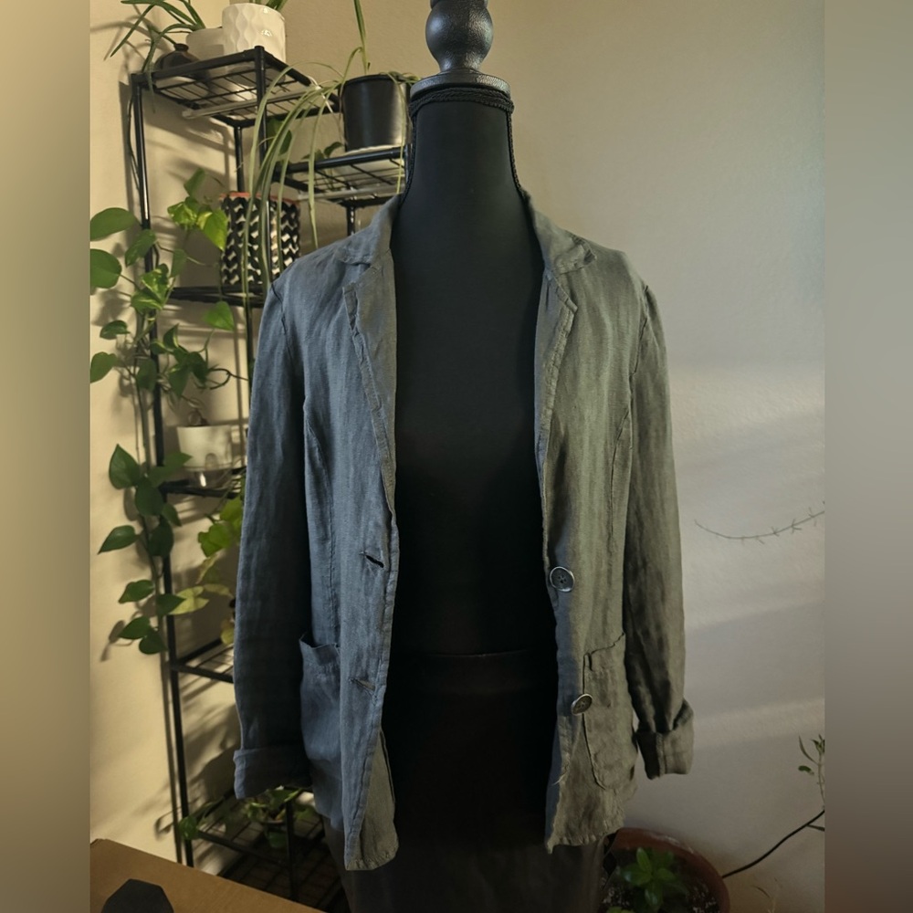 Nina Loca Roma 100% Linen Blazer